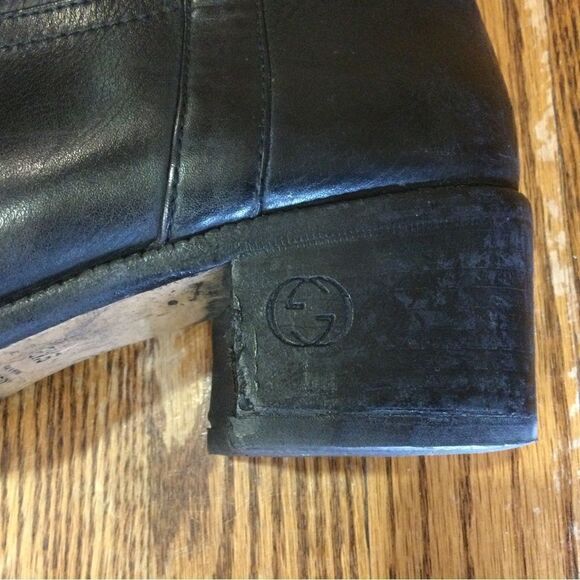 GUCCI Leather Riding Boots - Picture 6 of 14